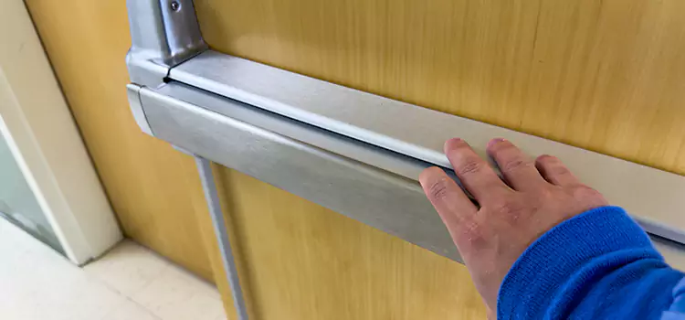Installing a Push Bar on a Door Rancho Cordova